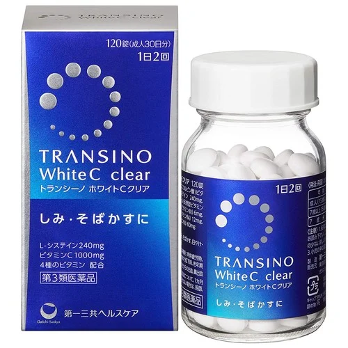 TRANSINO-Viên uống cải thiện nám WhiteC Clear120v