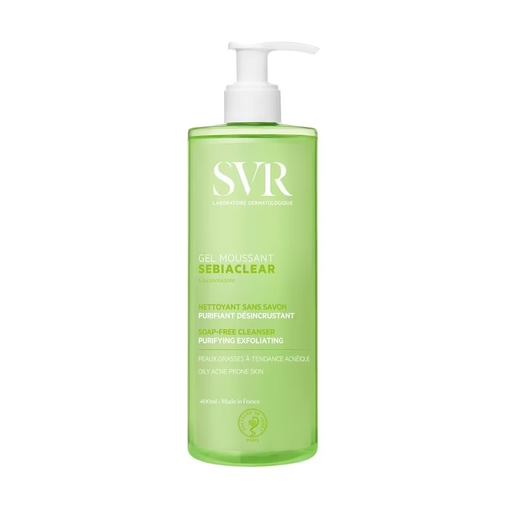 Chính hãng Sữa rửa mặt SVR Da dầu mụn 400ml giúp kiềm dầu cấp ẩm