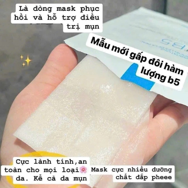 Mặt nạ B5 Krlab cấp ẩm phục hồi tổn thương sau treatment