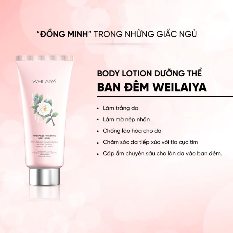 Sữa dưỡng thế Weilaiya Cấp ẩm hương nước hoa cho nữa - Women lotion